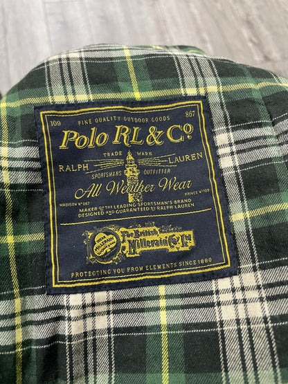 Polo Ralph Lauren Oilcloth Asymmetrical Motorcycle Jacket