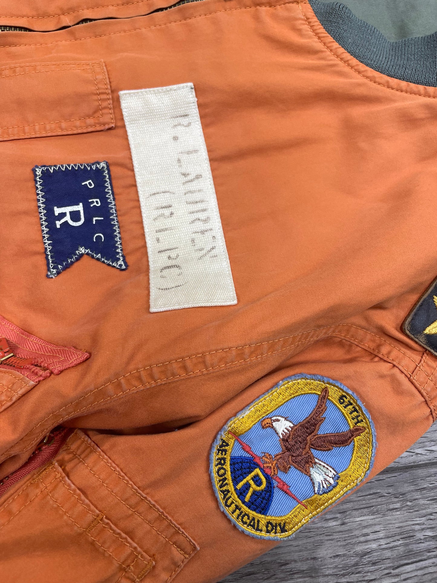 M-Polo Ralph Lauren Fortis Tigrim Reversible Military Bomber Jacket