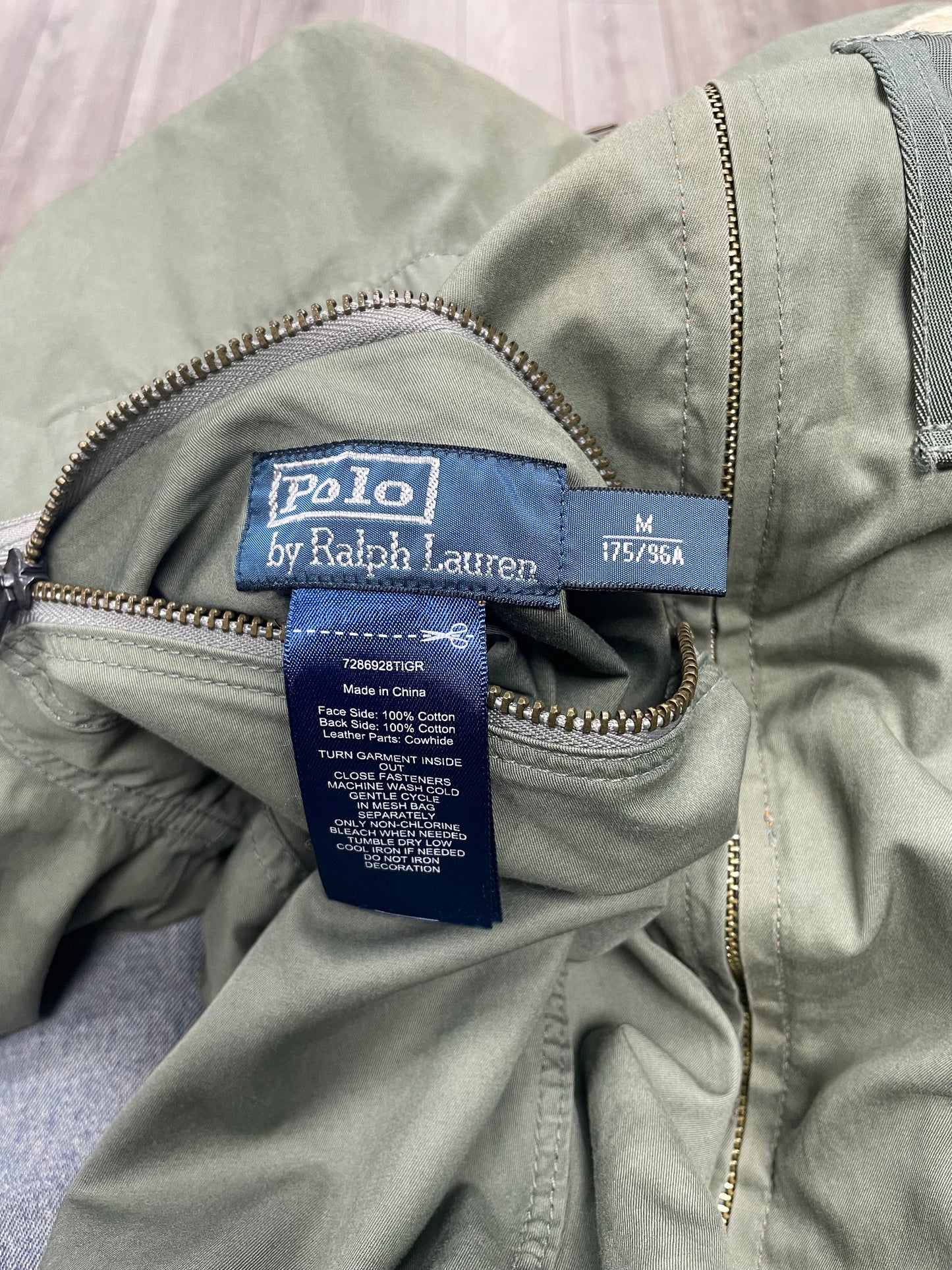 M-Polo Ralph Lauren Fortis Tigrim Reversible Military Bomber Jacket