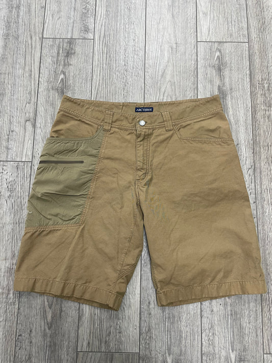 36-Arc’teryx Khaki Cargo Shorts