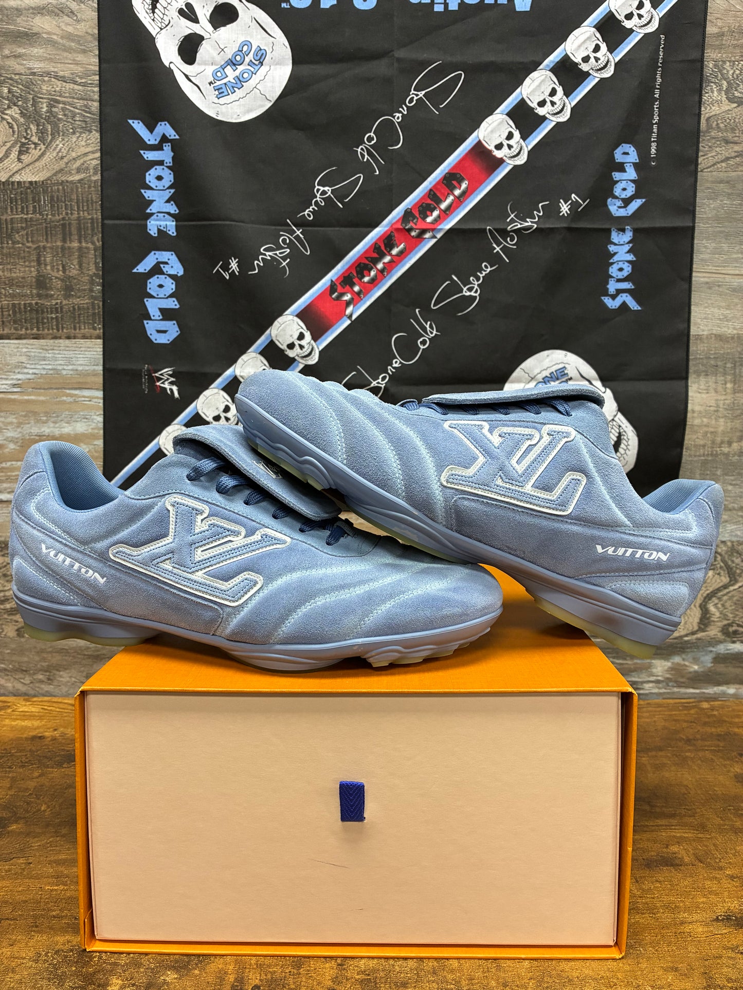 9 - Louis Vuitton LV Footprint Soccer Sneaker