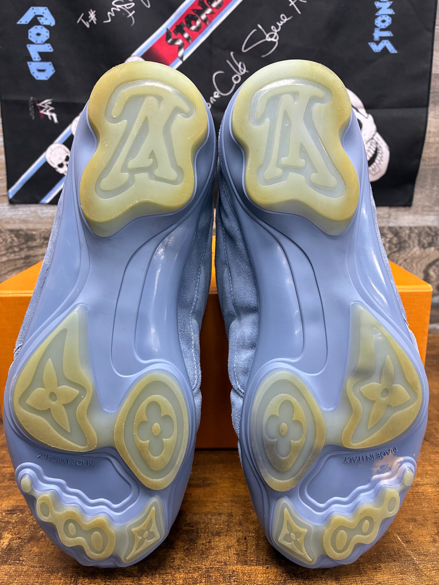 9 - Louis Vuitton LV Footprint Soccer Sneaker