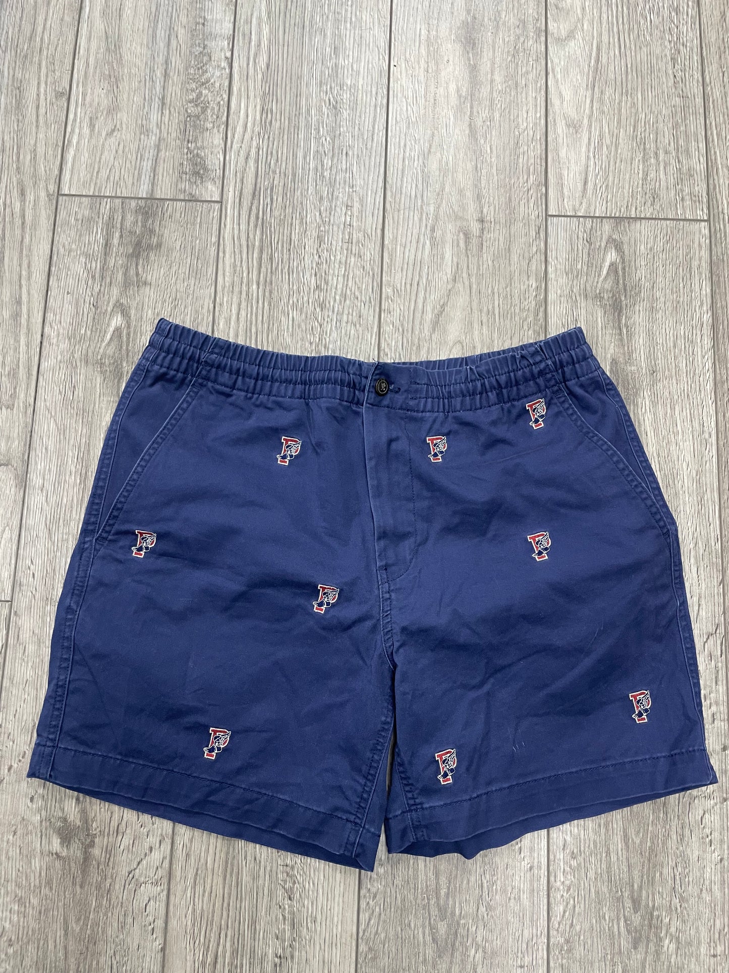 M-Polo Ralph Lauren P-Wing Embroidered Navy Shorts