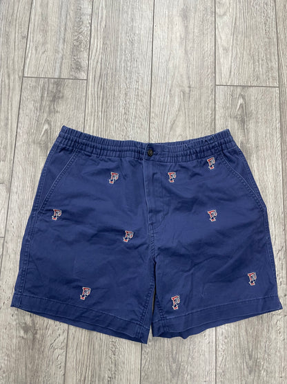 M-Polo Ralph Lauren P-Wing Embroidered Navy Shorts