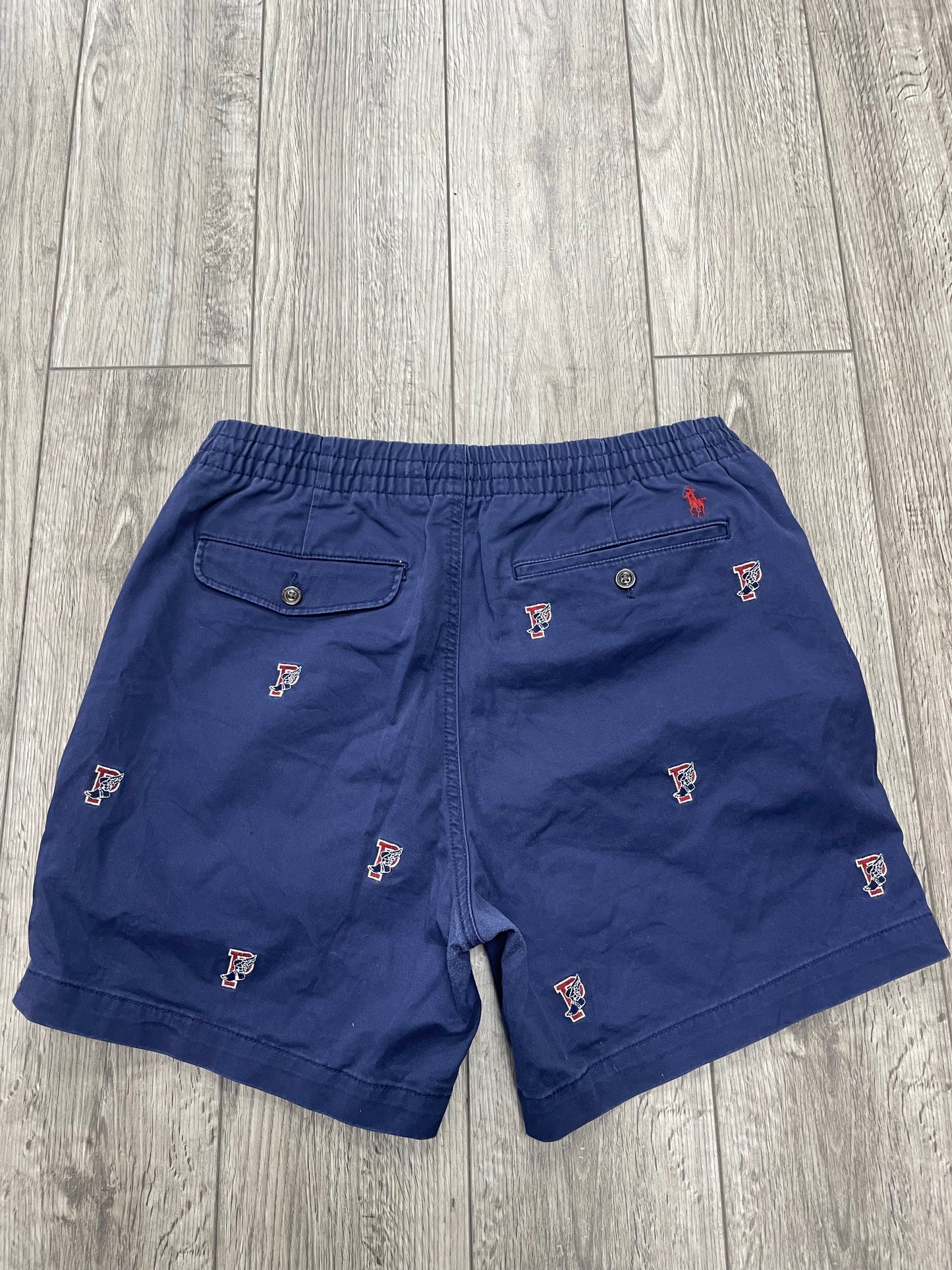 M-Polo Ralph Lauren P-Wing Embroidered Navy Shorts