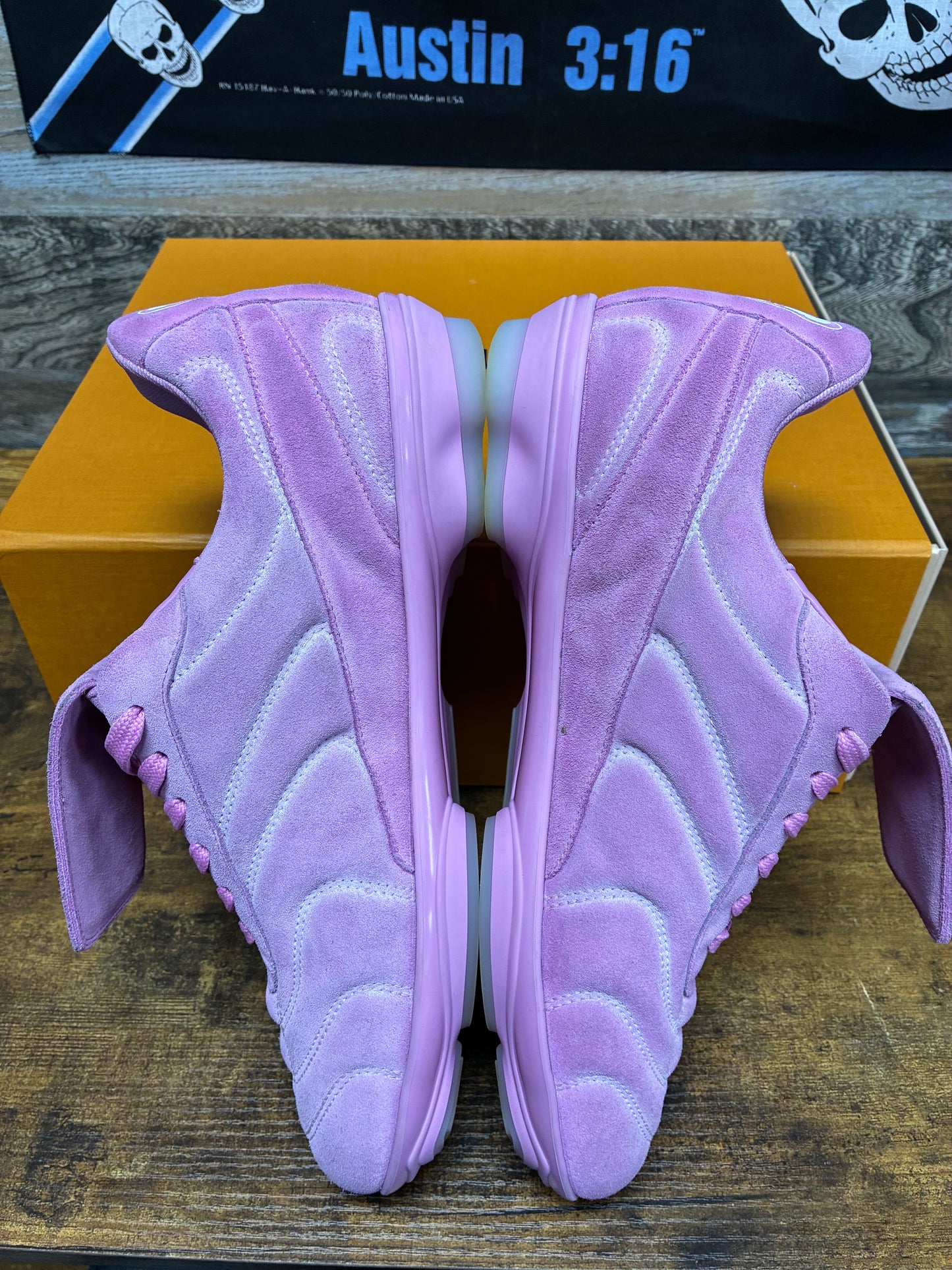 8 - Louis Vuitton LV Footprint Soccer Sneaker