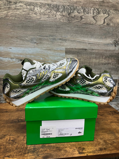 44-Bottega Veneta Orbit Sneaker Mud White