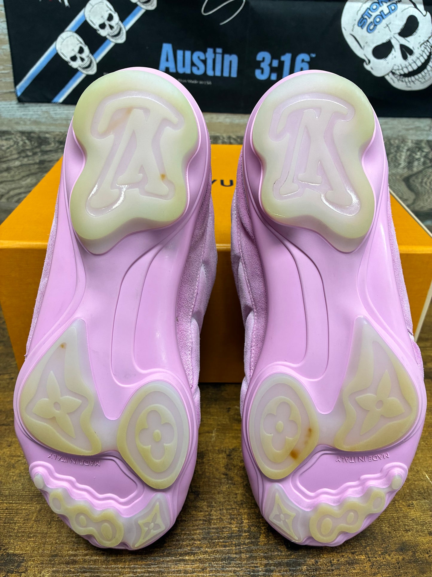 8 - Louis Vuitton LV Footprint Soccer Sneaker