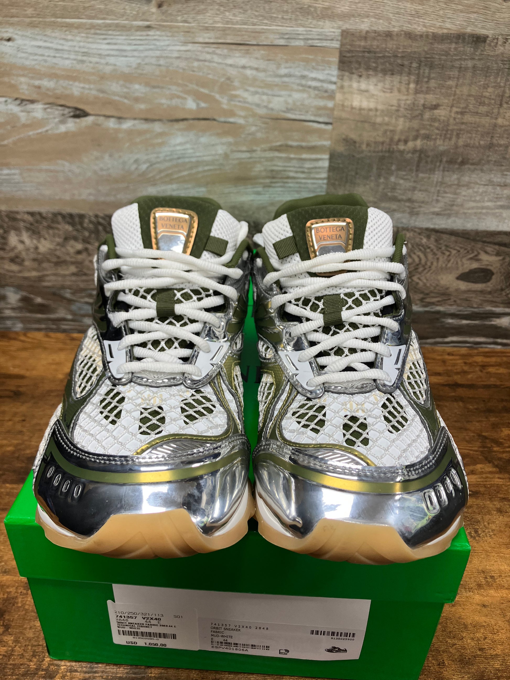 44-Bottega Veneta Orbit Sneaker Mud White – equator
