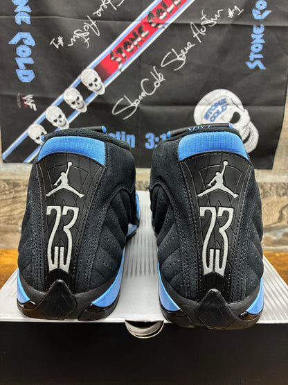 13 - Air Jordan 14 Black University Blue