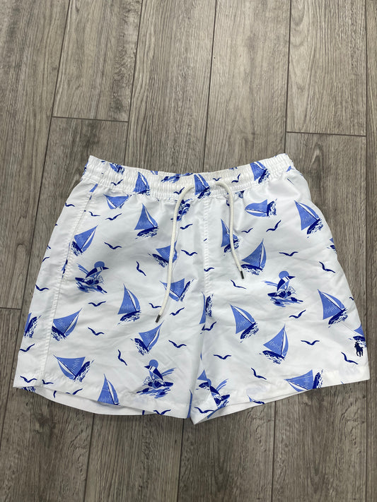 M-Polo Ralph Lauren Sailboat Print Swim Shorts