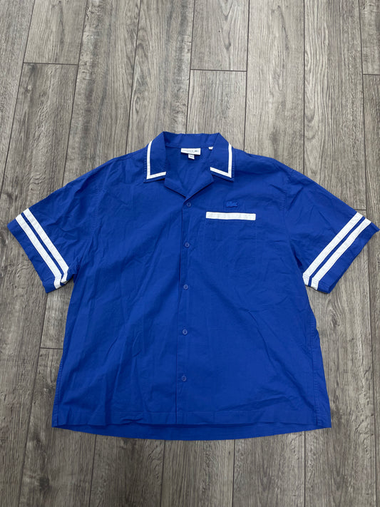 L-Lacoste Relaxed Fit Button Up Shirt