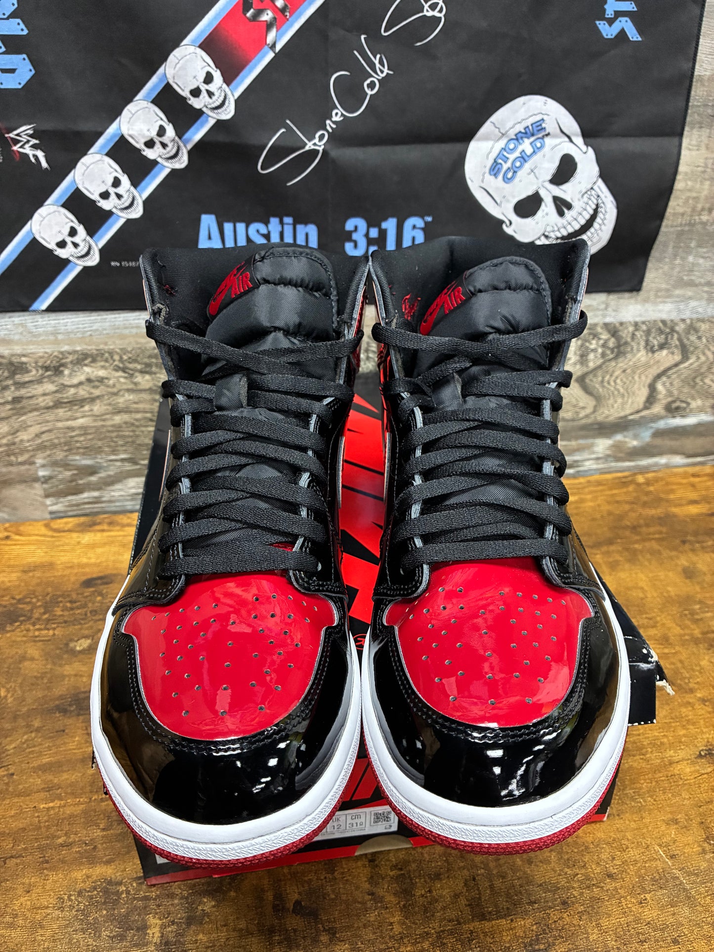 13 - Air Jordan 1 High Patent Bred
