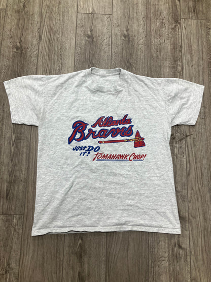 Vintage Braves Tomahawk Chop Tee Size M