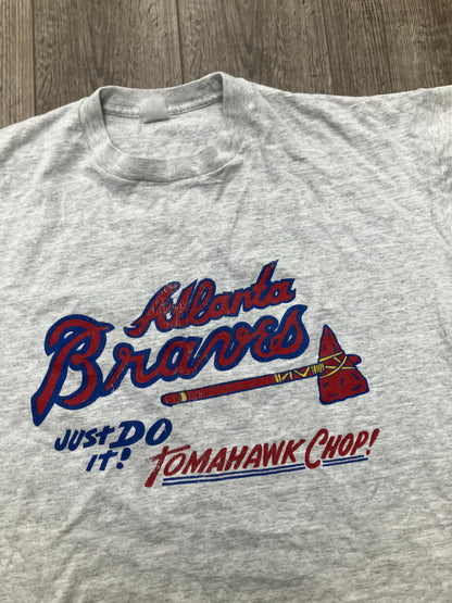 Vintage Braves Tomahawk Chop Tee Size M