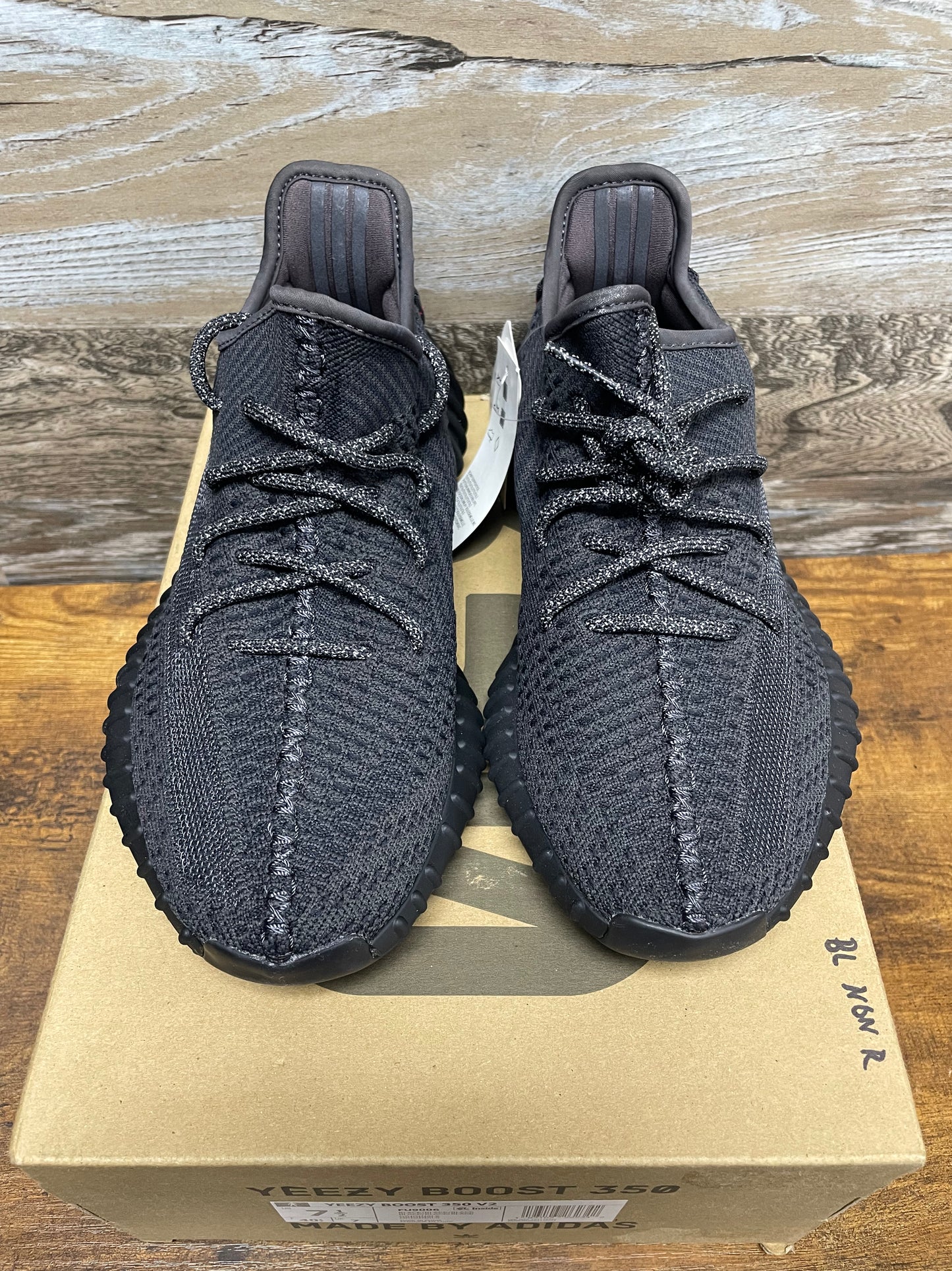 Adidas Yeezy Boost 350 V2 Black Non-Reflective Size 7.5