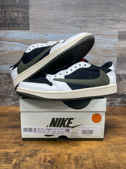 Jordan 1 Retro Low OG SP Travis Scott Olive 7.5W