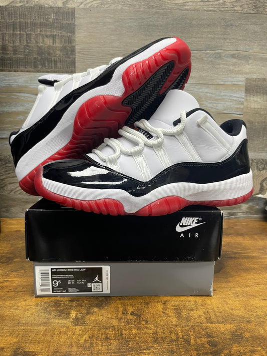 Jordan 11 Retro Low Concord Bred Size 9.5