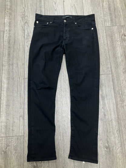33-Givenchy Black Zipper Skinny jeans