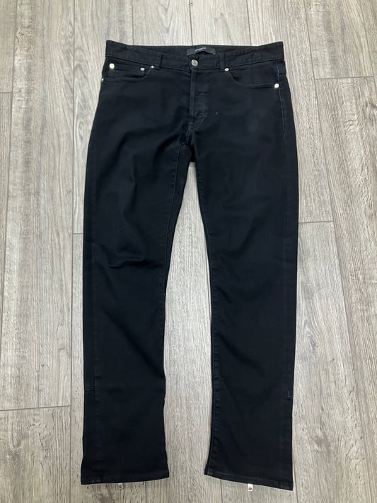 33-Givenchy Black Zipper Skinny jeans
