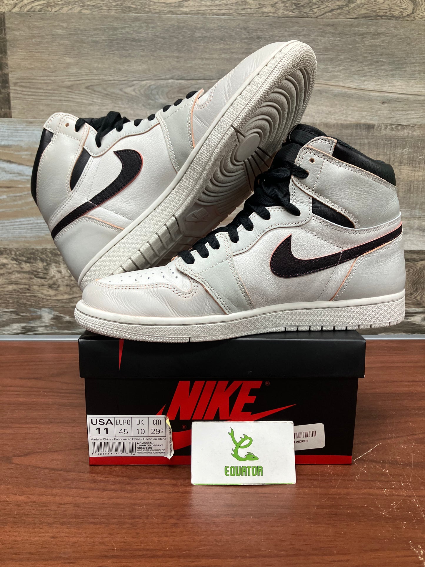 Jordan 1 Retro High OF Defiant SB Paris to NYC Size 11