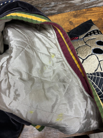 M - Kapital Velveteen Sham Pillow Bomber Jacket