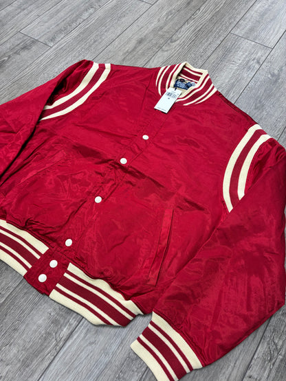 M - Polo Ralph Lauren Red Satin “Polo Ball” Jacket
