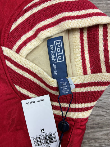 M - Polo Ralph Lauren Red Satin “Polo Ball” Jacket