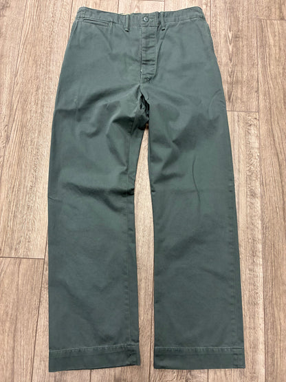 32 - Double RL RRL Dark Green Field Chino Pants