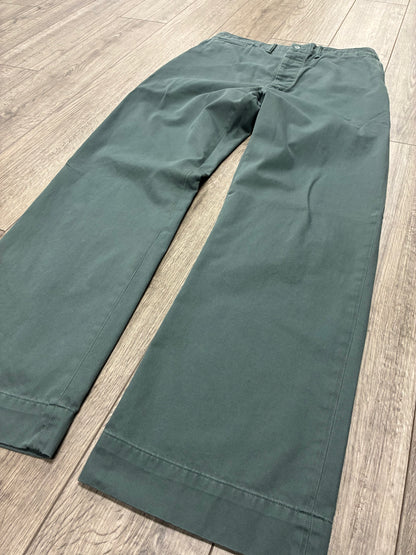 32 - Double RL RRL Dark Green Field Chino Pants