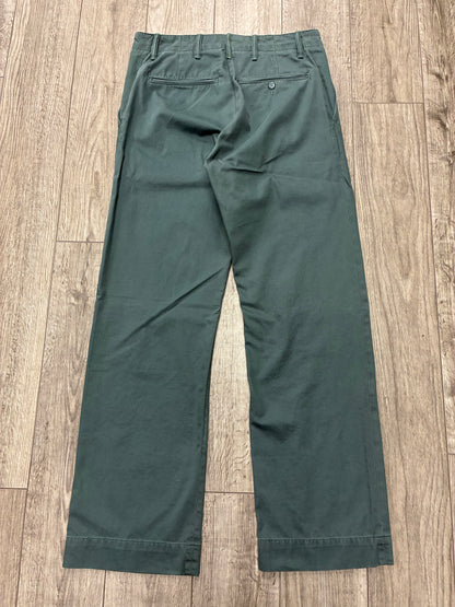 32 - Double RL RRL Dark Green Field Chino Pants