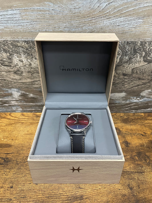 Hamilton 40MM Cranberry Dial Automatic Jazzmaster