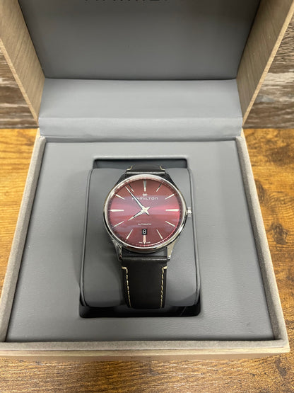 Hamilton 40MM Cranberry Dial Automatic Jazzmaster