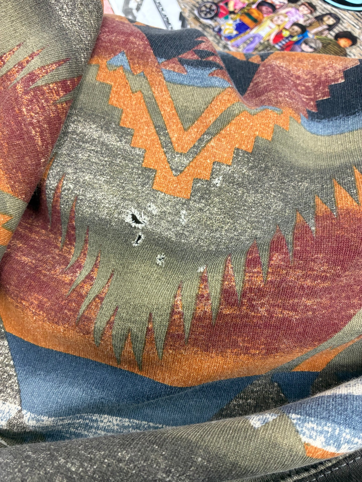XL - Denim & Supply Ralph Lauren Aztec Pattern Hoodie