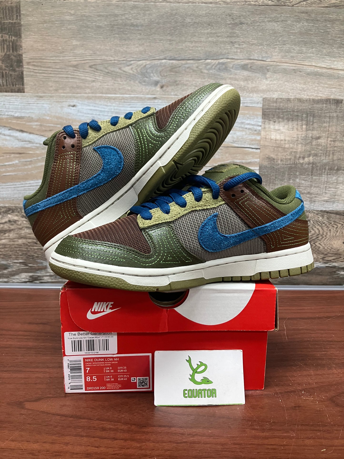 Nike Dunk Low NH Cacao Wow Size 7