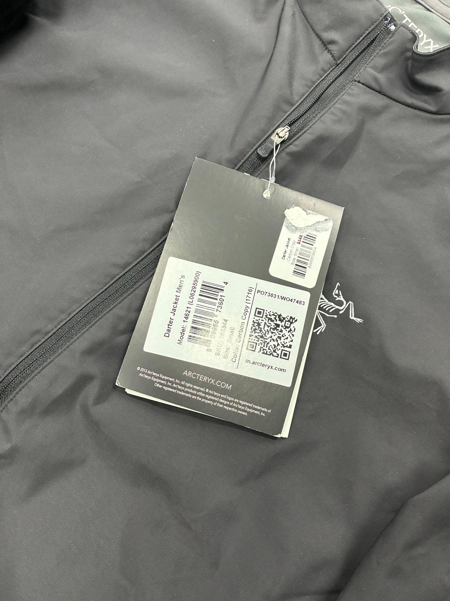 S - Arc’teryx Grey/Black Darter Jacket