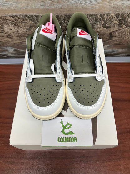 Jordan 1 Retro Low OG SP Travis Scott Medium Olive PS Size 13C