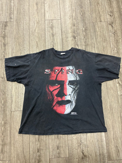 2XL - Vintage WCW nWo Sting Painted Face T-Shirt