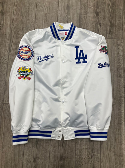 Mitchell & Ness Los Angeles Dodgers City Collection Satin Jacket Size L