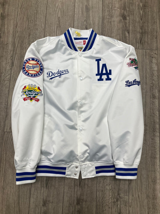 Mitchell & Ness Los Angeles Dodgers City Collection Satin Jacket Size L