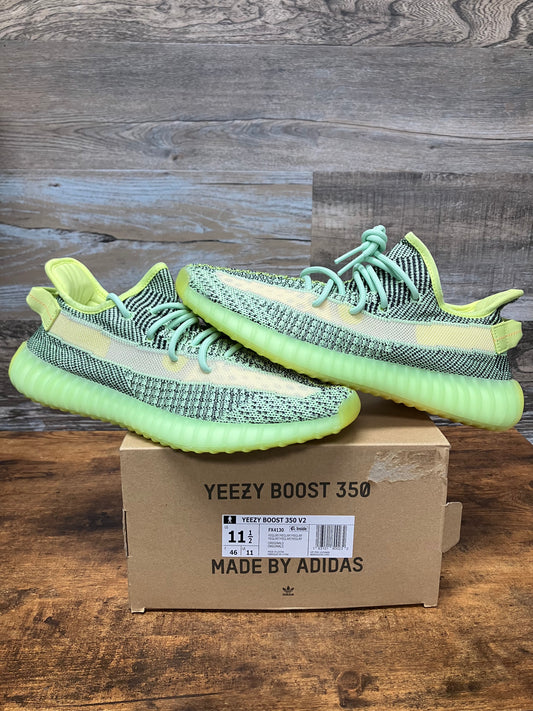 11.5-Yeezy 350v2 Yeezreel Reflective