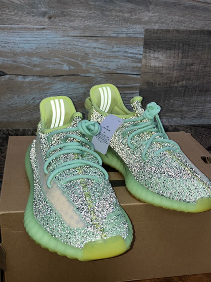 11.5-Yeezy 350v2 Yeezreel Reflective