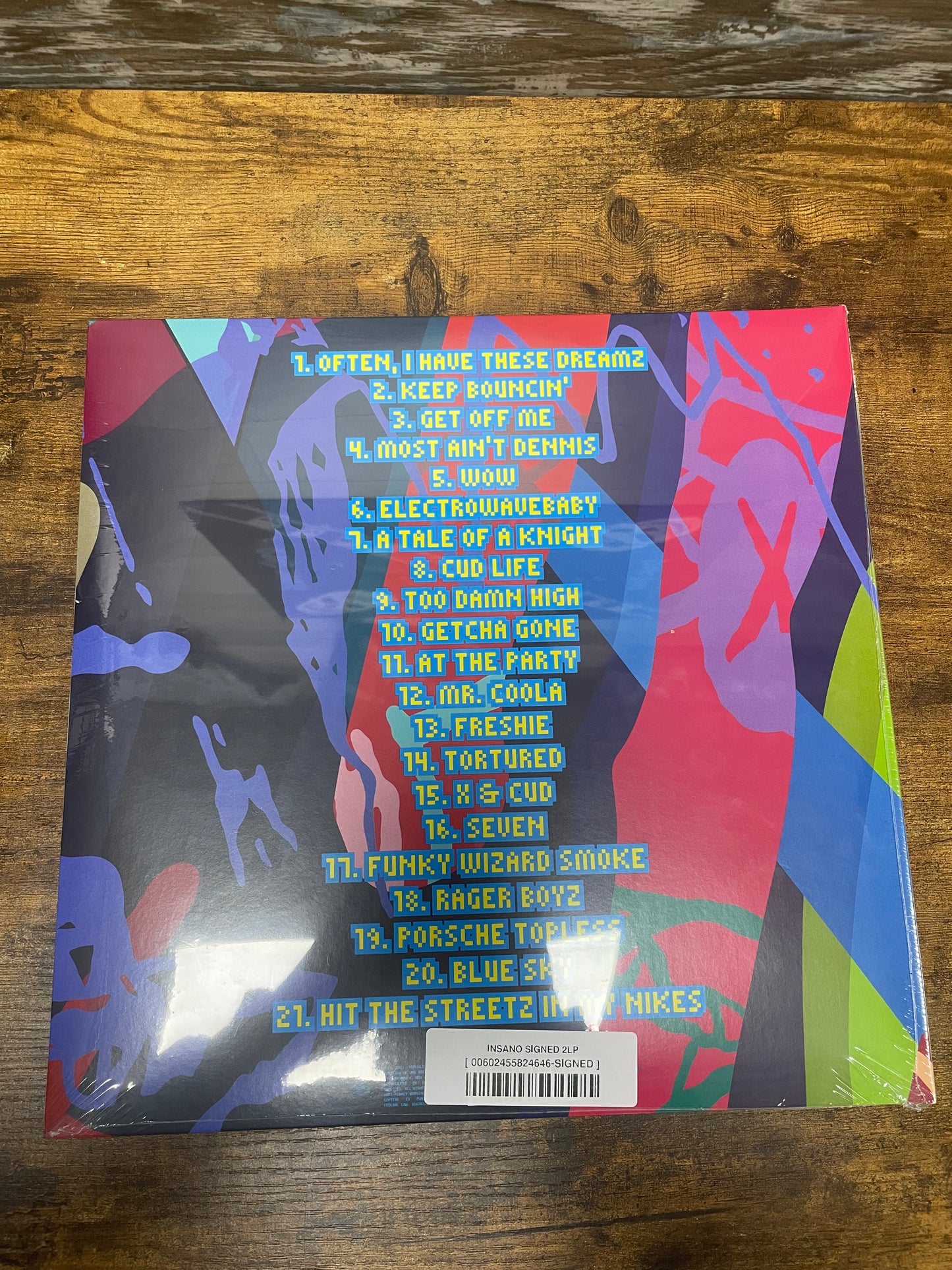 Kid Cudi Signed INSANO Vinyl Album