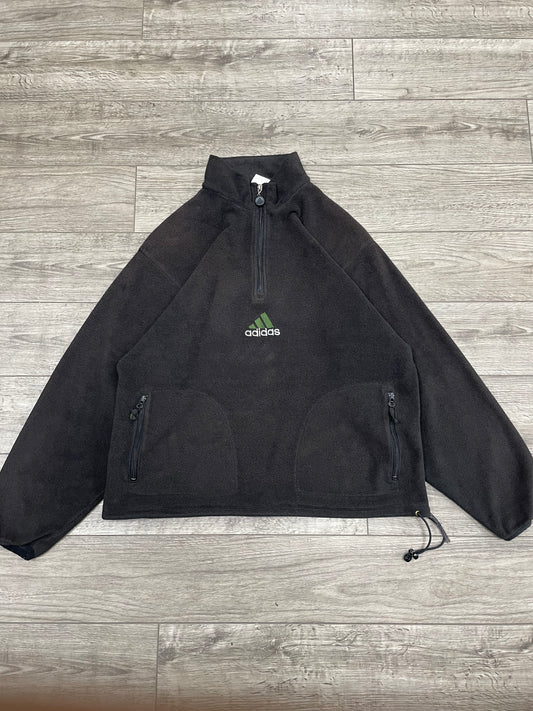 Vintage Adidas 1/4 Zip Fleece Jacket Size L