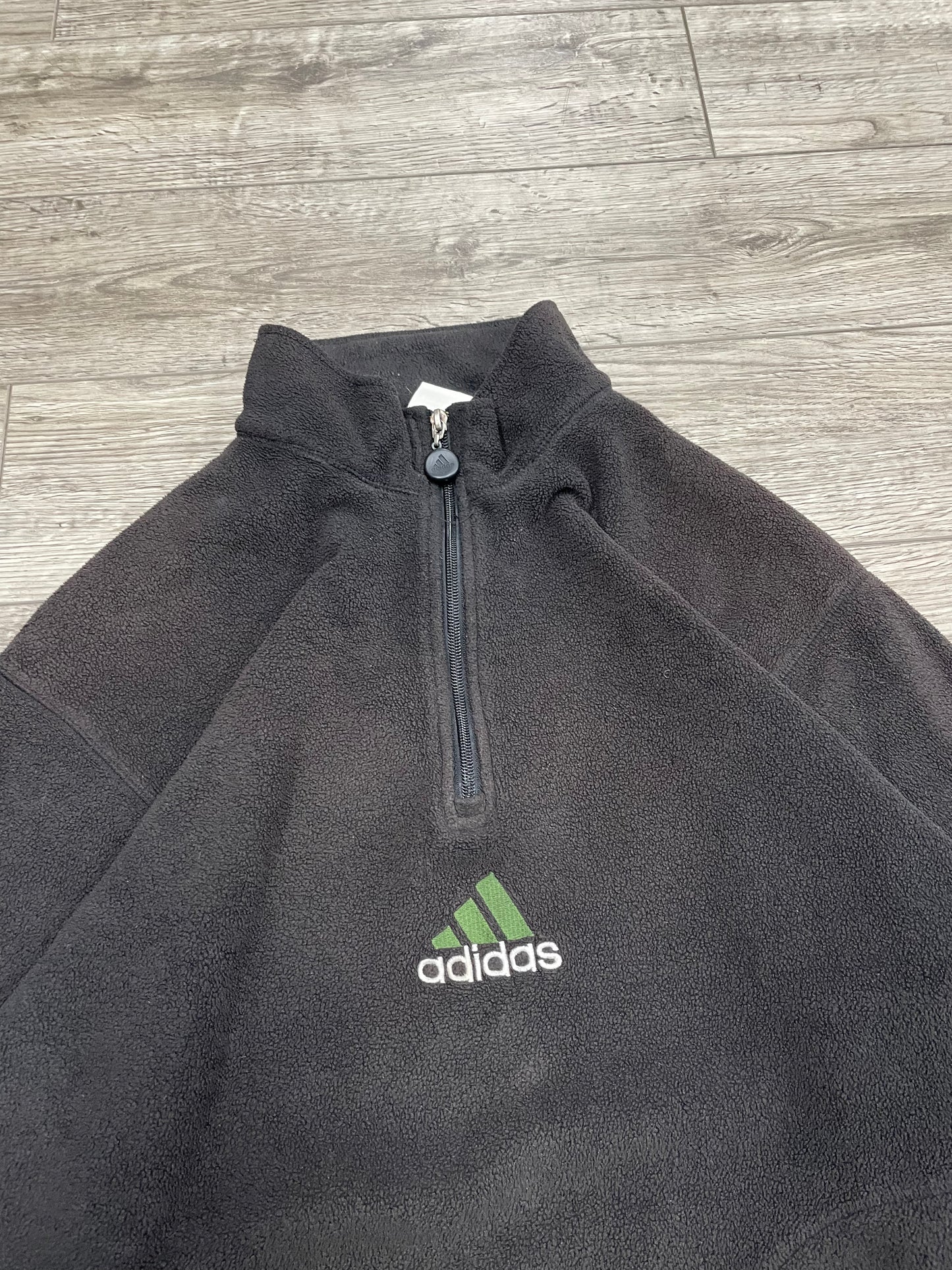 Vintage Adidas 1/4 Zip Fleece Jacket Size L