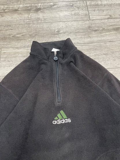 Vintage Adidas 1/4 Zip Fleece Jacket Size L