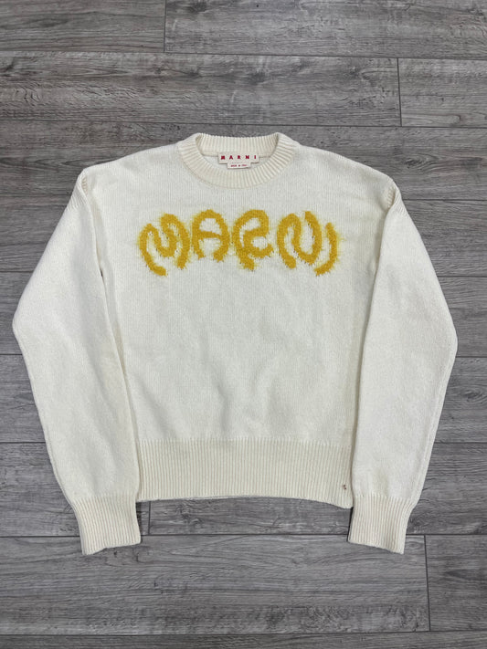 Marni Intarsia Virgin Wool Sweater Size 48