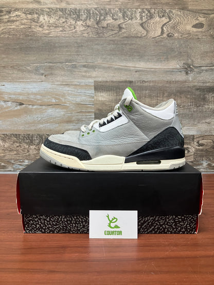 Jordan 3 Retro Chlorophyll Size 10