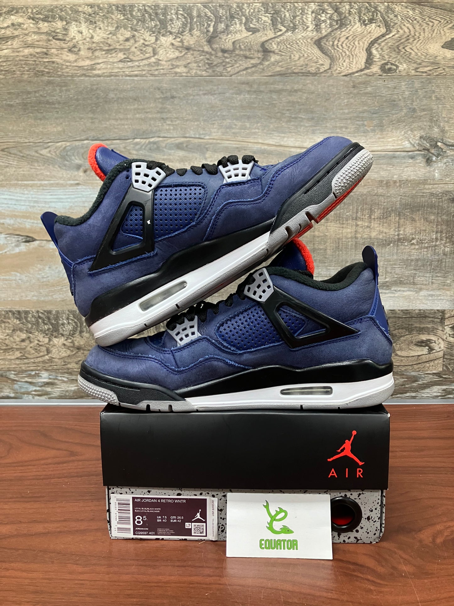 Jordan 4 Retro Winterized Loyal Blue Size 8.5