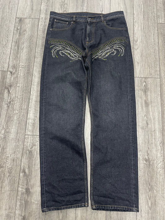 36-Y/Project Rhinestone Black Jeans